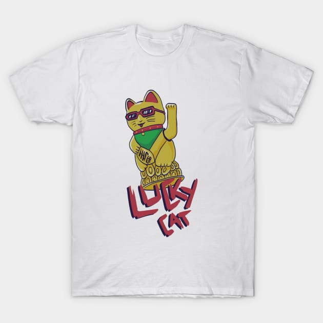 Lucky Cat T-Shirt by MeFO